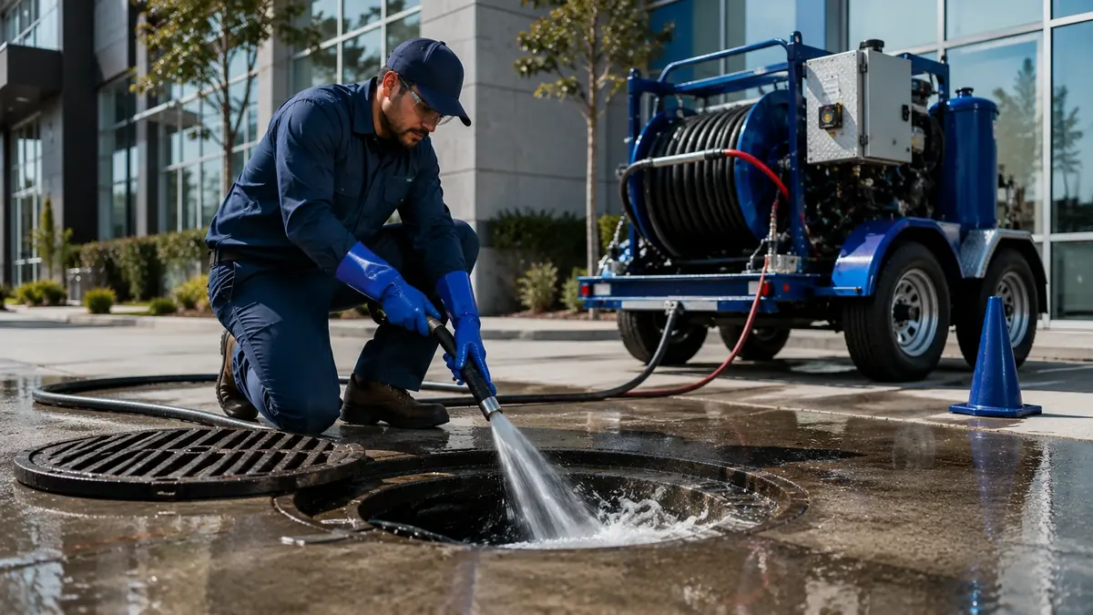 Commercial Hydro Jet Drain Cleaning in Berkeley