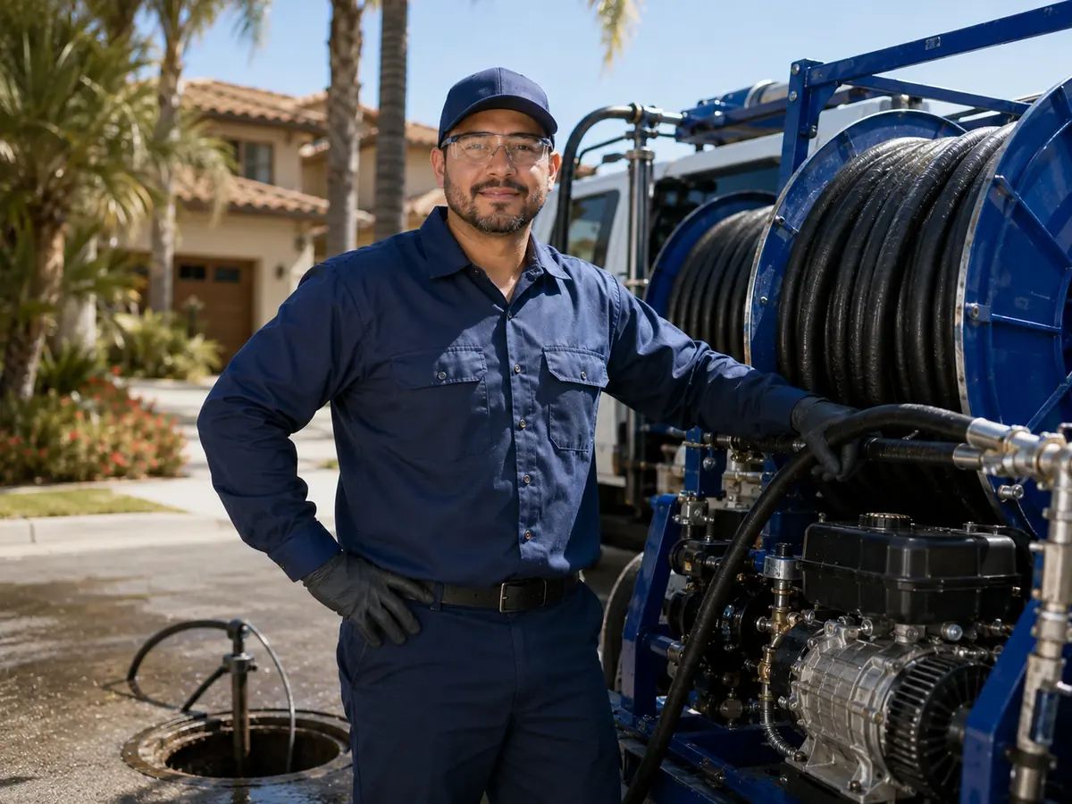 Hydro jet sewer cleaning in Berkeley