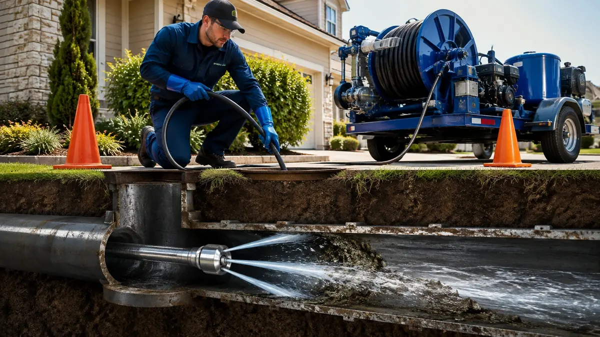 Main Sewer Line Hydro Jet Cleaning in Berkeley