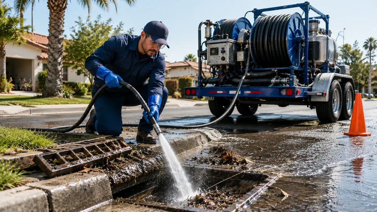 Storm Drain Hydro Jet Cleaning in Berkeley