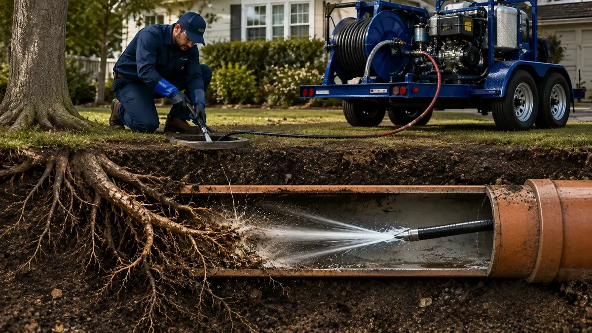 Tree Root Removal with Hydro Jetting in Berkeley